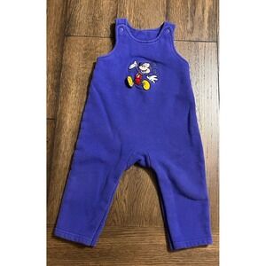 Vintage Disney Store Romper Mickey Mouse 18 Month Excellent Embroidered Appliqué